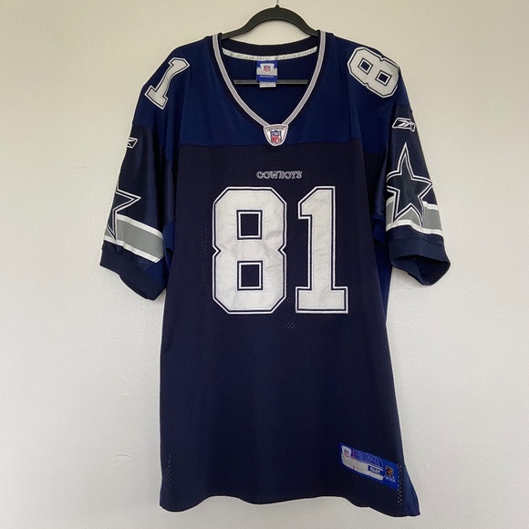 Vintage Reebok Terrell Owens Jersey Mens 52 Blue Dallas Cowboys NFL Football